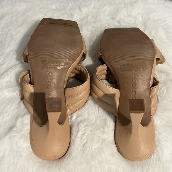 New ABOUND Qarly Quilted Sandal In Beige Nude - Picture 7 of 11